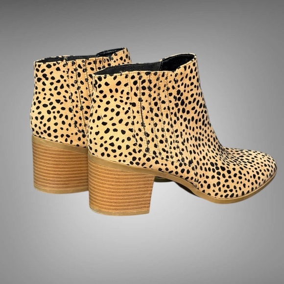 Maurices Cheetah Print Ankle Booties Women’s Size 11 Block Heel Western Boot - Picture 13 of 16